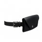 Litchi pattern cell phone belt bag