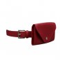 Litchi pattern cell phone belt bag