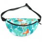 Printed Flamingo waterproof waist bag
