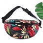 Printed Flamingo waterproof waist bag