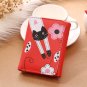 Cartoon short ladies wallet Cute cat small 30% money clip card bag Coin purse