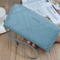 Double zipper large capacity wallet
