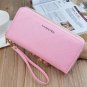 Double zipper large capacity wallet