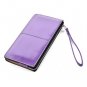 Medium and long wallets with ladies'wallets in hand