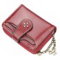 Ladies wallet tassel zipper buckle