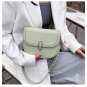Female Bag Fashion Texture Western Style Messenger Bag Simple Underarm Saddle Bag