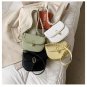 Female Bag Fashion Texture Western Style Messenger Bag Simple Underarm Saddle Bag