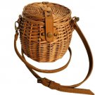 Bamboo knot retro rattan bag new straw bag