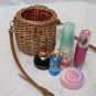 Bamboo knot retro rattan bag new straw bag
