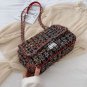 Western woolen cloth chain shoulder bag