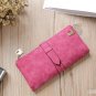 Leather Zipper Long Women Wallet