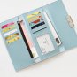 Women's wallet Korean version of the three fold long buckle clasp bag multi-card position
