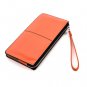 Medium and long wallets with ladies'wallets in hand