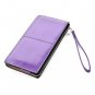 Medium and long wallets with ladies'wallets in hand