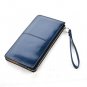 Medium and long wallets with ladies'wallets in hand