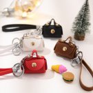 Pu personality handbag keychain