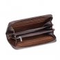 Leather Ladies Wallet Retro Fashion Long Zipper Phone Bag Top Layer Cowhide Clutch