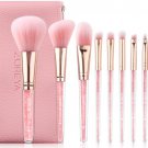 Pink quicksand makeup brush