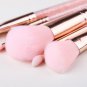 Pink quicksand makeup brush