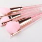 Pink quicksand makeup brush