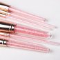 Pink quicksand makeup brush