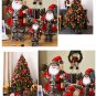 Christmas Decoration Ornaments Red Santa Claus