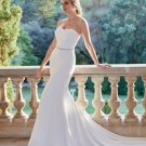 Boho Wedding Dresses, Simple Satin Wedding Dresses