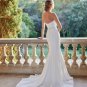 Boho Wedding Dresses, Simple Satin Wedding Dresses