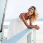 Boho Wedding Dress Ivory Satin Short Bridal Dress Elegant Aline Turkey Wedding Gowns