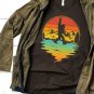Big Foot Sunset T-shirt Outdoor Tees For Men And Women