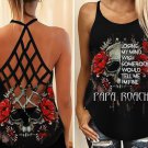 Women's Criss Cross Open Back Camisole PPRO  Custom Tank Top Plus Size
