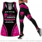 Hollow Tank Top And Leggings Set Custom Mess With My Husband For Running