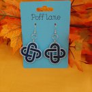 Wooden Two Tone Infinite Earrings