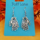 Wooden Skeleton Earrings