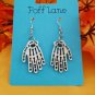 Wooden Skeleton Earrings