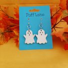 Wooden Ghost Earrings