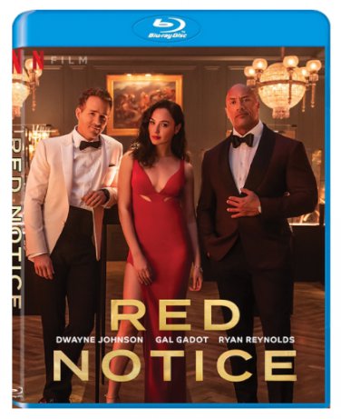 Red Notice 2021 Bluray Movie (Blu-ray, Artwork, Disc)