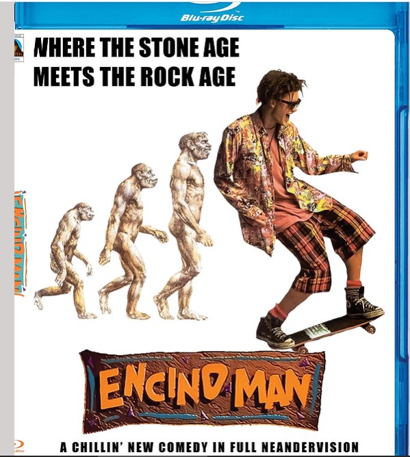 ENCINO MAN BLU-RAY REGION ABC SHIP WORLDWIDE