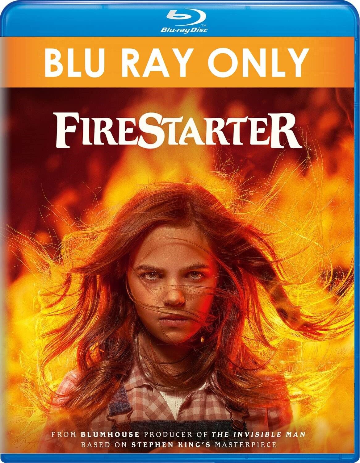 Firestarter (2022) BLU-RAY ONLY + CASE + ARTWORK / Region A