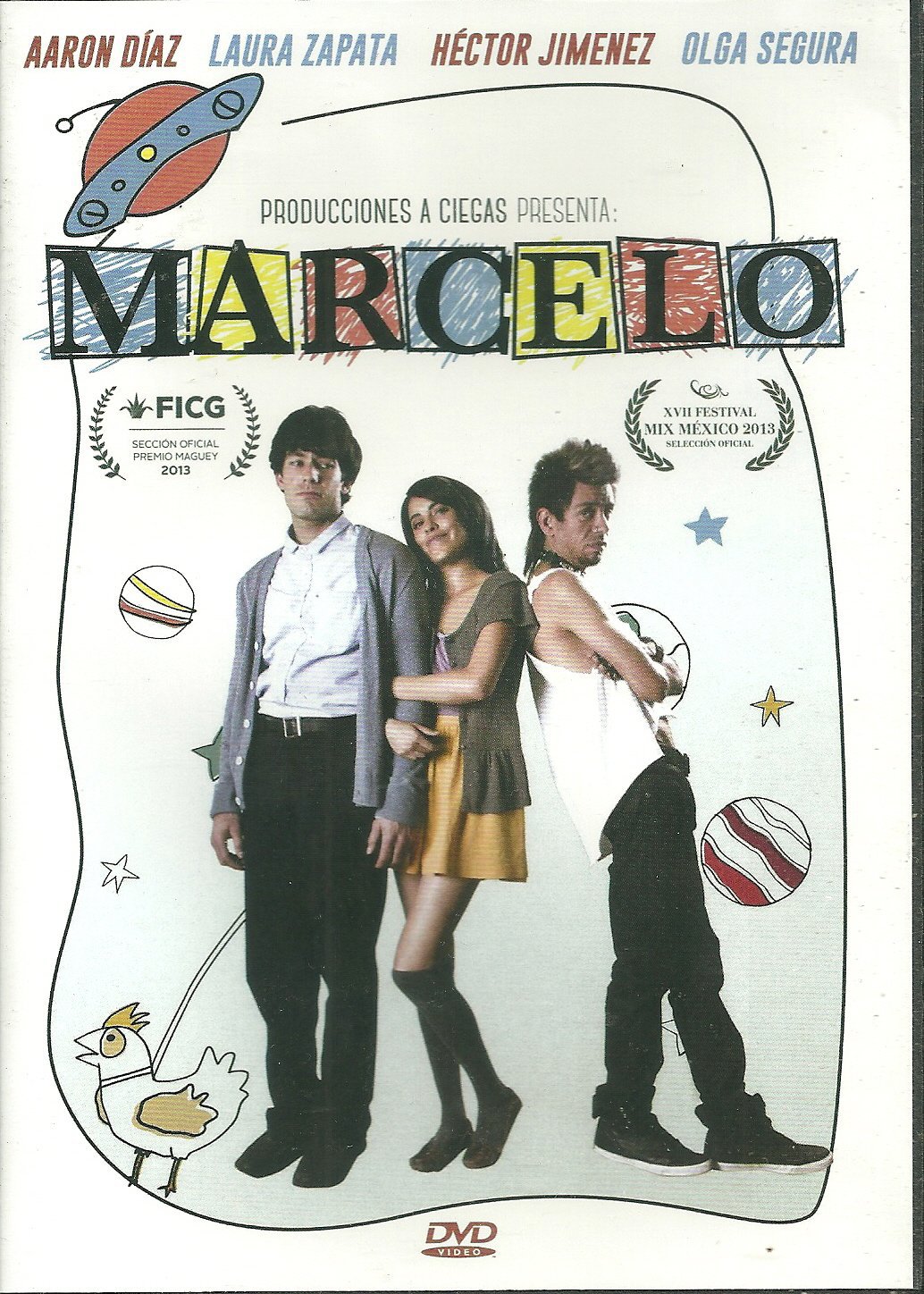 Marcelo ( Aaron Diaz Y Laura Zapata) dvd / region 1  / Idioma solo Espanol