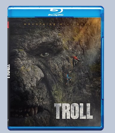TROLL blu ray 2022 Region ABC  / worldwide shipping