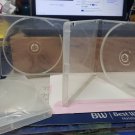Lot Of 20 Single dvd cd used Cases Standard Clear Plastic - 10 mm 4.7" x  5.5"