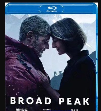 Broad Peak blu ray 2022 Region all Ship worldwide