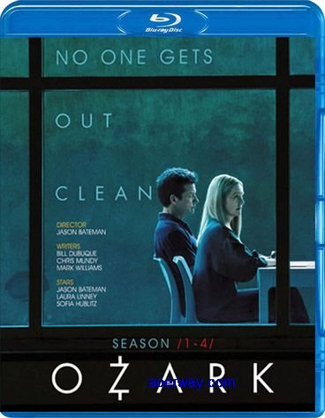 Ozark - Season 1-4 Blu Ray 4 disc Set Region All 2017-2022 /