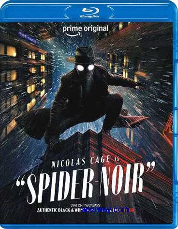 Spider-Noir bluray black & white version 2026 Nicolas Cage