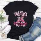 Grandma Of The Birthday Princess Girl Roller Skate Party T Shirt