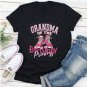 Grandma Of The Birthday Princess Girl Roller Skate Party T Shirt