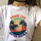 Pogues Friends T Shirt Graphic Cartoon Outer Banks TV Series T-shirts