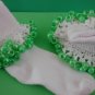 Girls Custom Beaded Crocheted Socks-Ladies Sizes Available