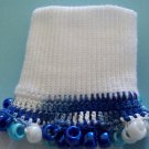 Denim Dreams Girls Custom Beaded Crocheted Socks